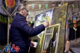 برپایی کارگاه نقاشی هنرمندان جانباز و ناشنوا در سوگواره «یاس نبوی»
