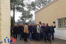 پیکر احترام‌ سادات حبیبیان بدرقه شد