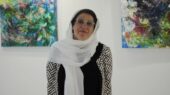 افتتاحیه نمایشگاه انفرادی نقاشی ربابه فتحی